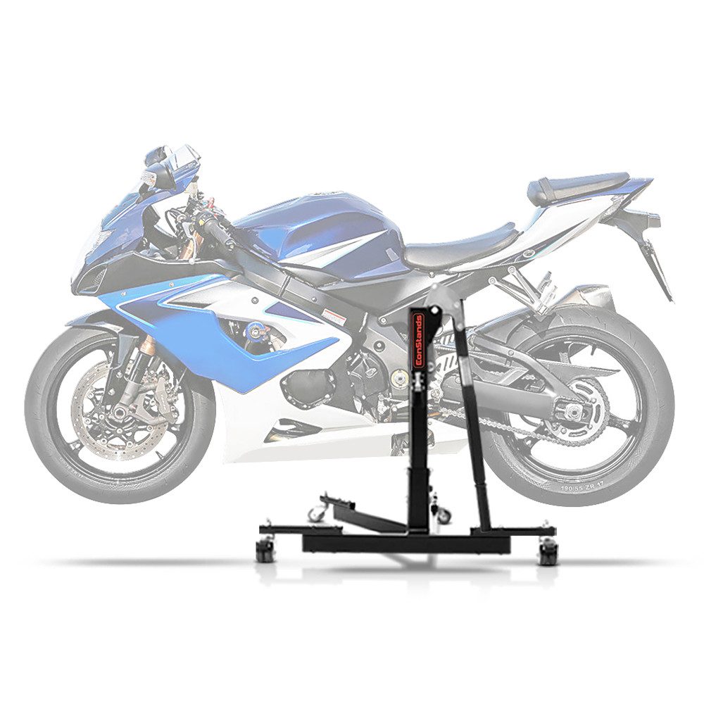 ConStands Motorradheber CS Power Evo-Zentralständer für Suzuki GSX-R 1000 05-08 Schwarz