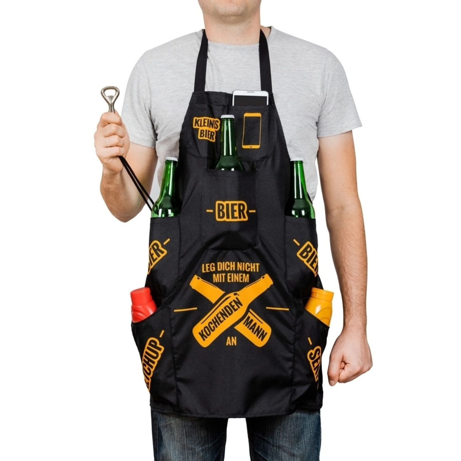 Handlosfera Grillschürze Männer Grillschürze mit 7 günstig online kaufen