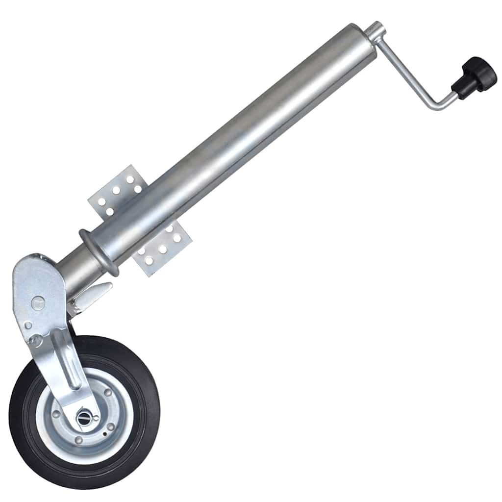 vidaXL Anhänger 60 mm Schwerlast Stützrad, klappbar
