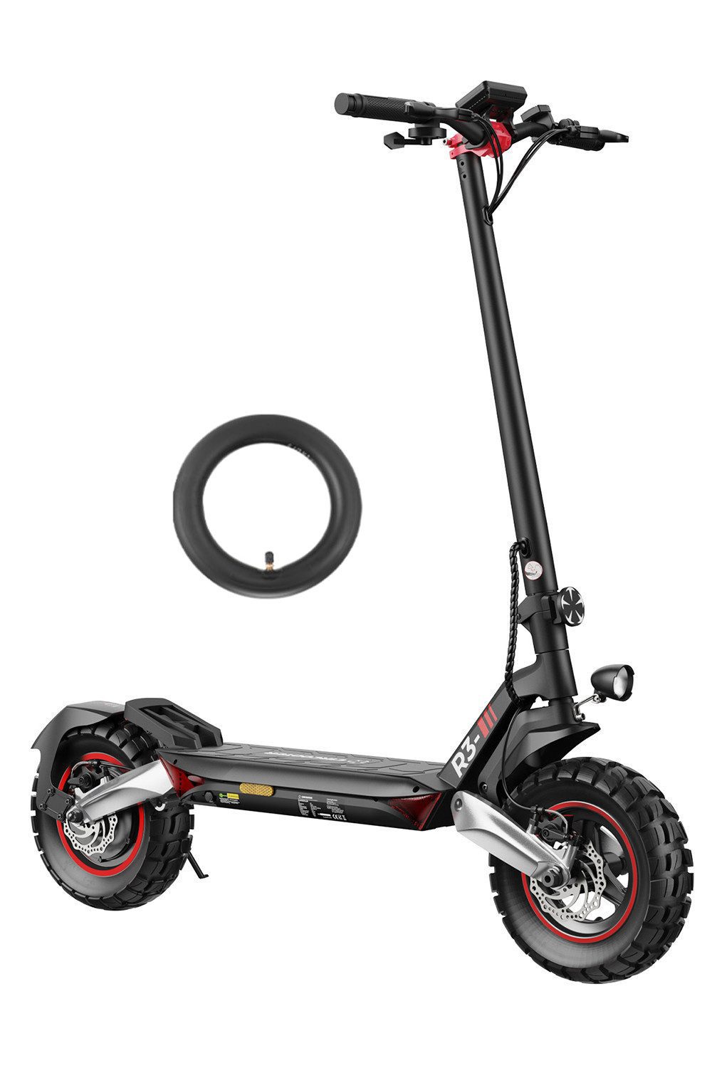 Circooter E-Scooter 10 Zoll Offroad Elektroroller mit Straßenzulassung 80-100km Reichweite, 500,00 W, 15Ah, 720Wh, Doppelter Stoßdämpfung, klappbar, Belastung bis 150kg