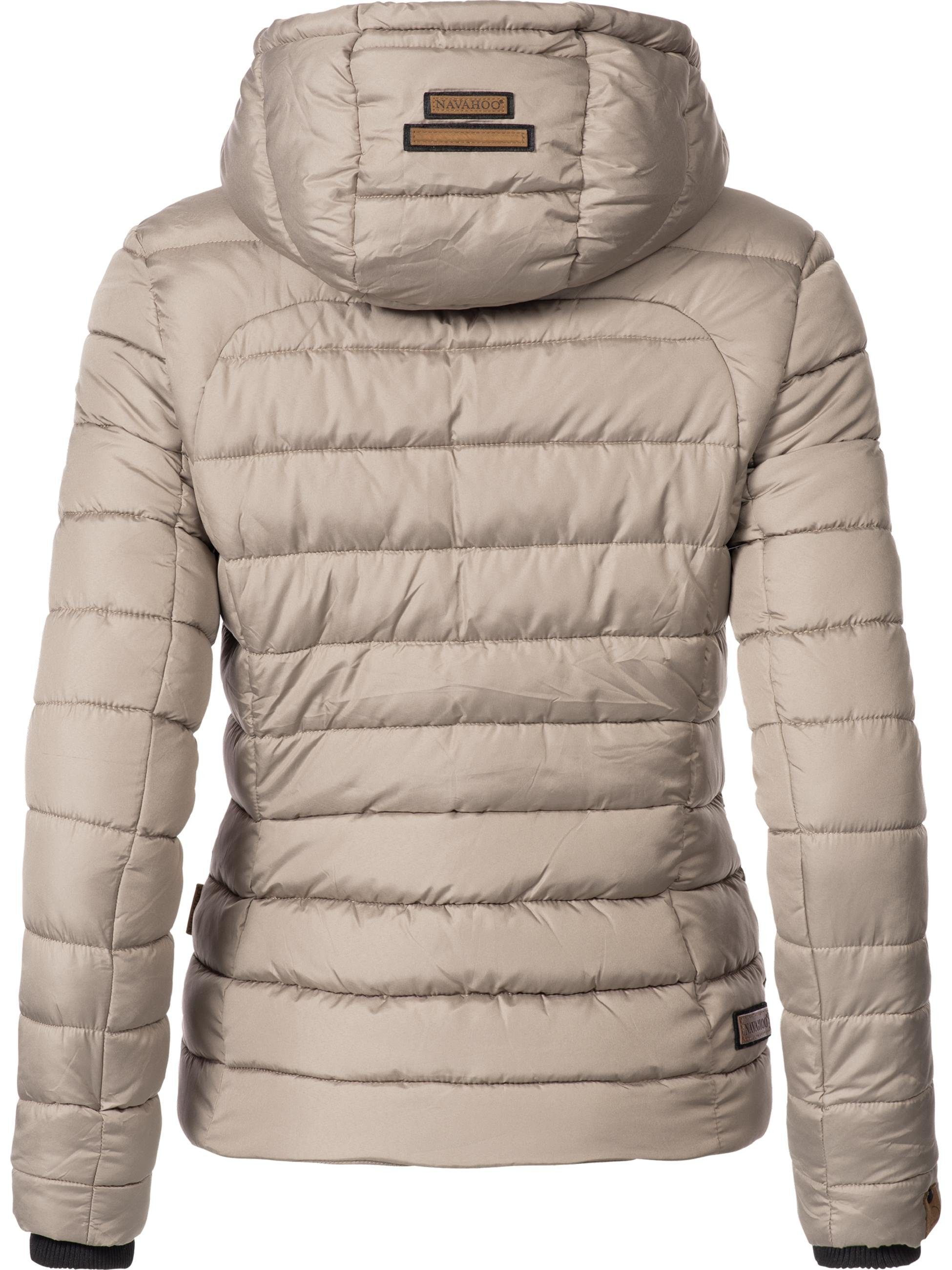 Steppjacke Kapuze Winterjacke Tabea stylische Navahoo gefütterter Damen mit