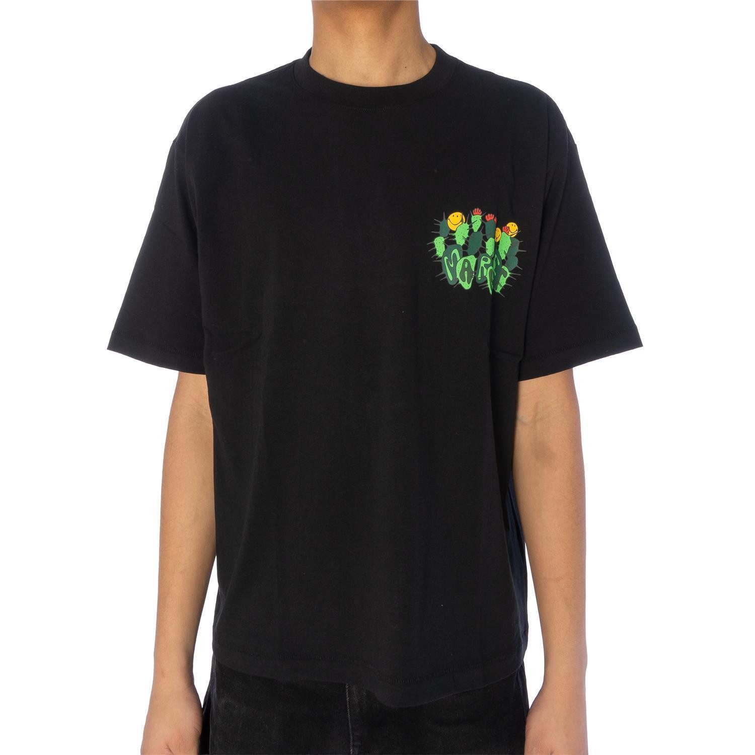 Market T-Shirt Smiley Cactus