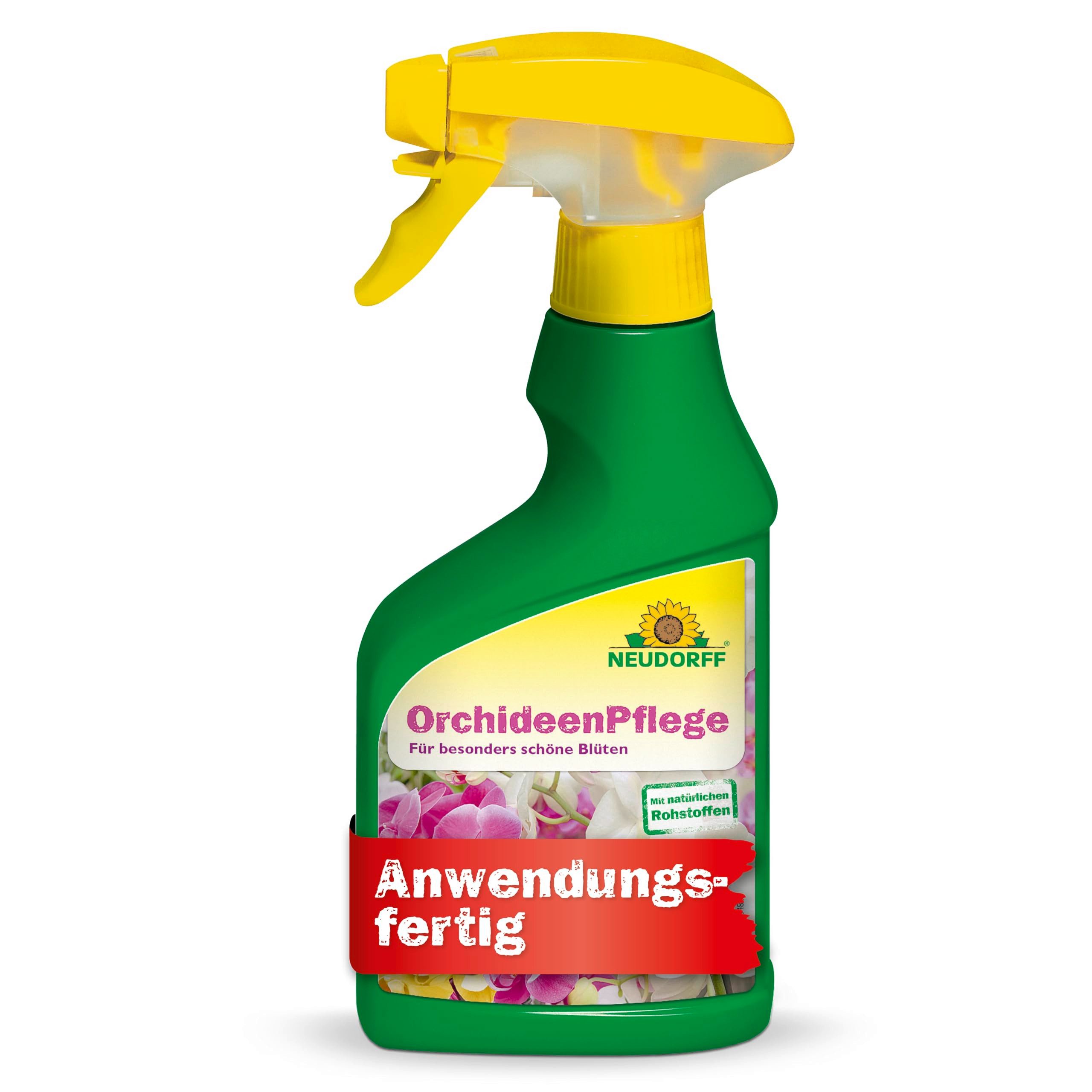 Neudorff Pflanzenstärkungsmittel OrchideenPflege 250 ml, Fördert die Blütenbildung und das vitale Wachstum aller Orchideen ohne Kalkflecken