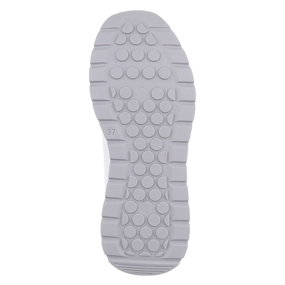 Ital-Design Vielseitige Sneakers für Damen mit atmungsaktivem Mesh-Design Sneaker (91116882) Flach Sneakers Low in Weiß