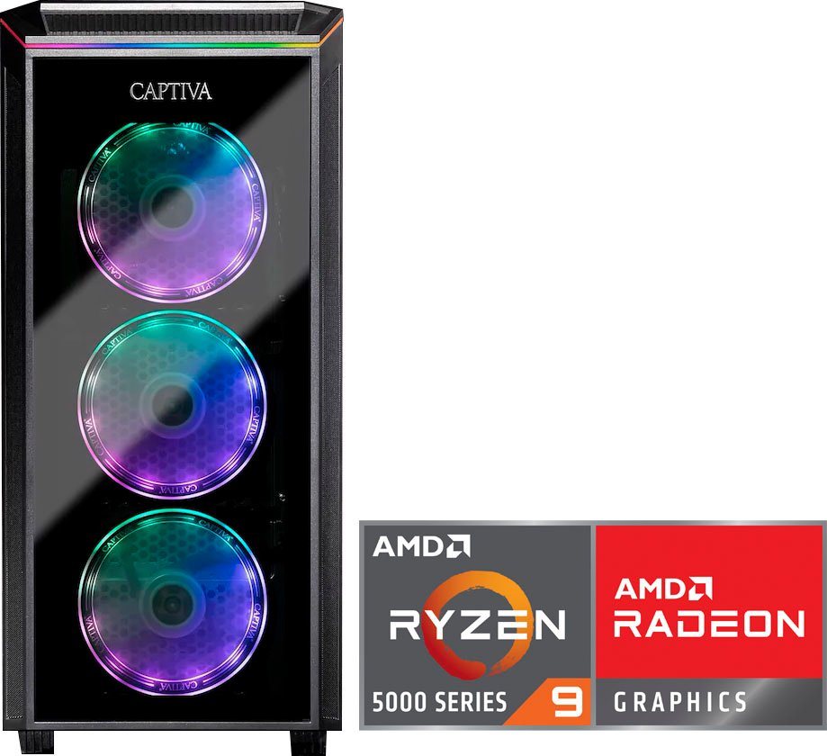 CAPTIVA G19AR 21V2 Gaming-PC (AMD Ryzen 9 5900X, RX 6800 XT, 32 GB RAM,  1000 GB SSD, Luftkühlung)
