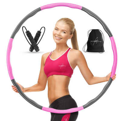 AthleticPro Hula-Hoop-Reifen AthleticPro Hula Hoop Reifen Erwachsene [0.75-1kg] - Steckbarer Reifen