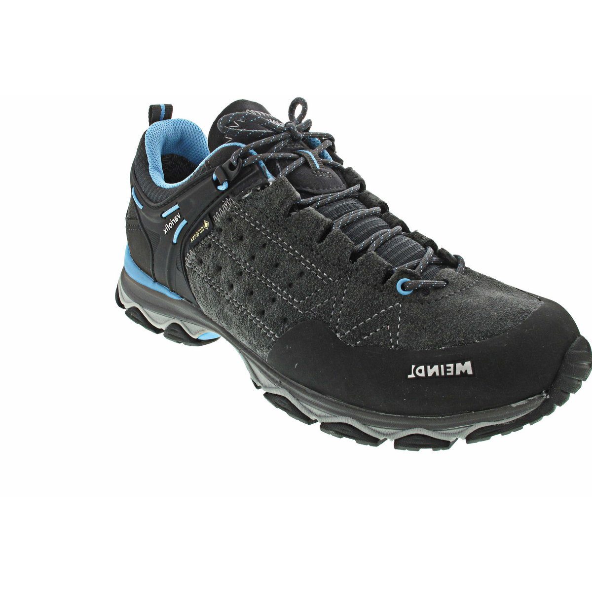 (11601053) (1-tlg) Meindl grau graphit/azurblau Trekkingschuh