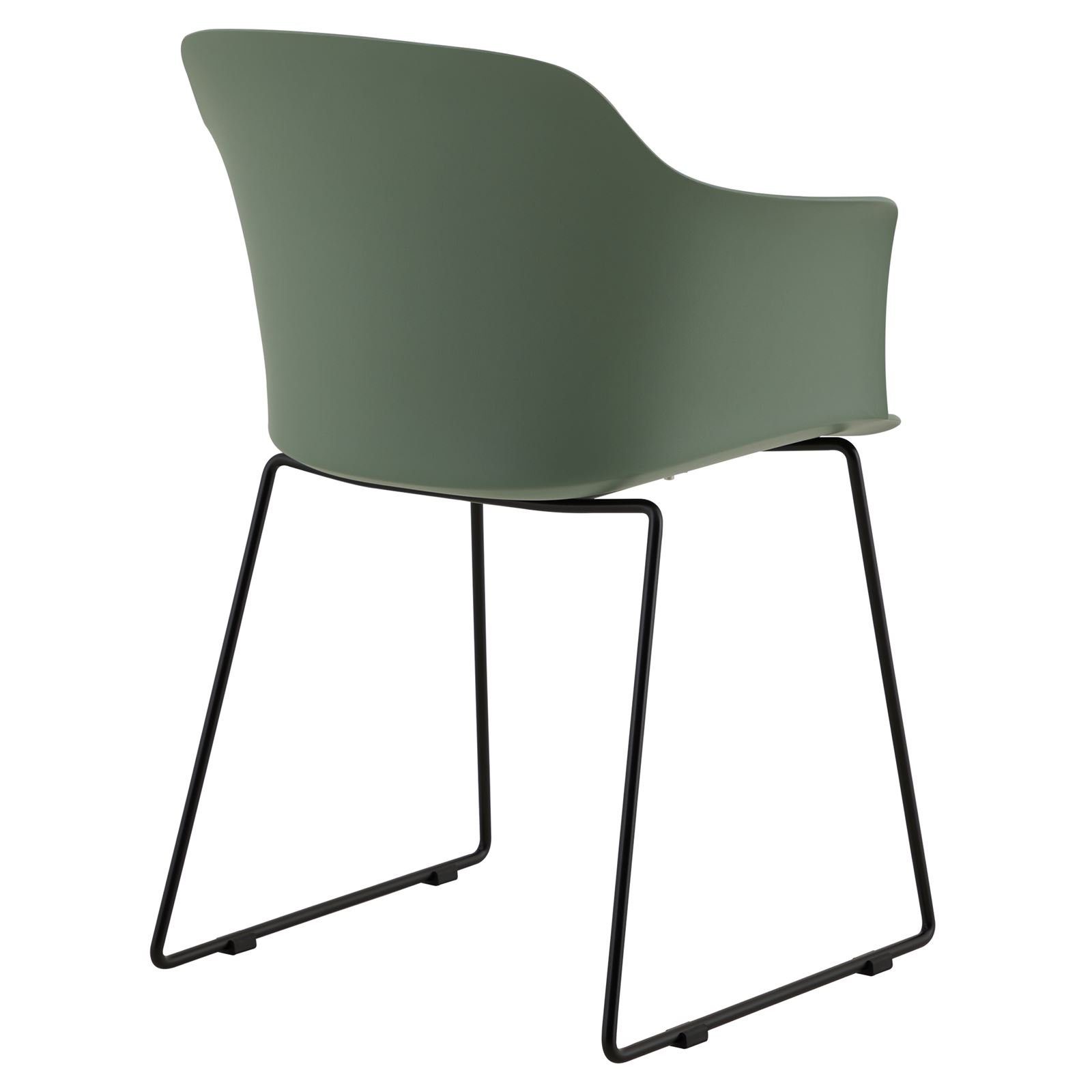 Esszimme schlanker Alu und Esszimmerstuhl aus Gartenstuhl (4 St), FORO IDIMEX grün Polypropylen Kunststoff aus