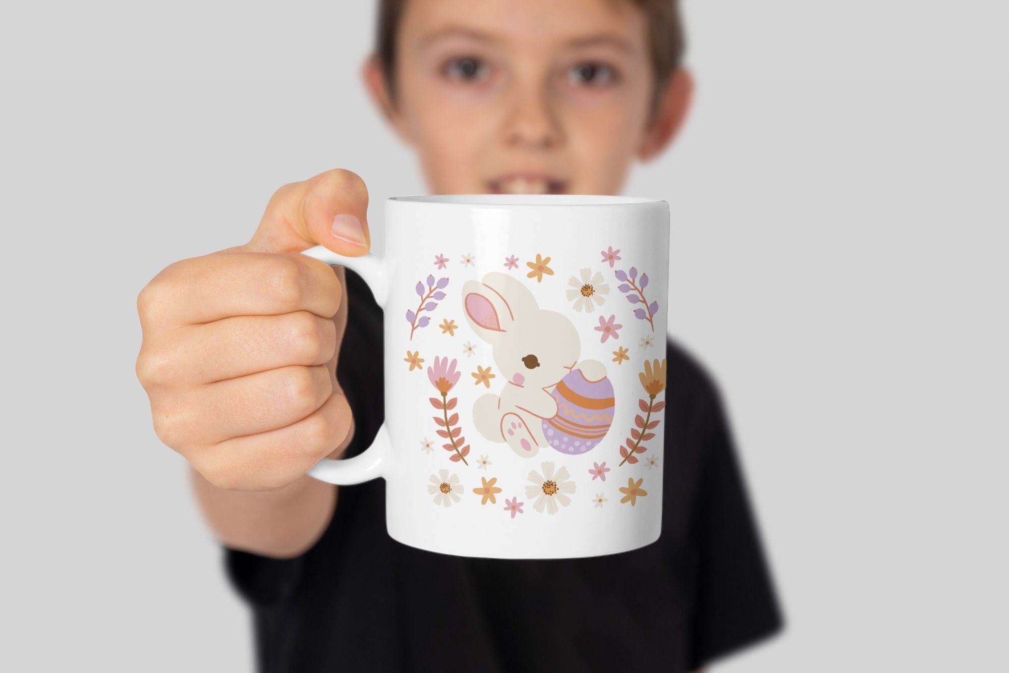 Häschen Oster Keramik, Kakaotasse Kaffeetasse 330 WS-Trend Tasse Teetasse, ml