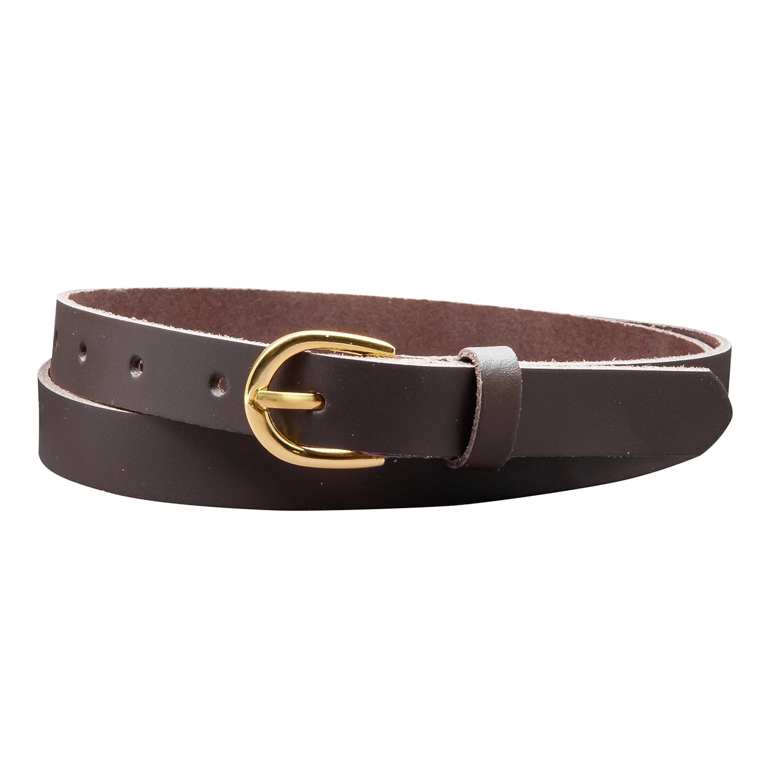 COLOGNEBELT Ledergürtel A10-SL echtes Leder, schmal, Damengürtel