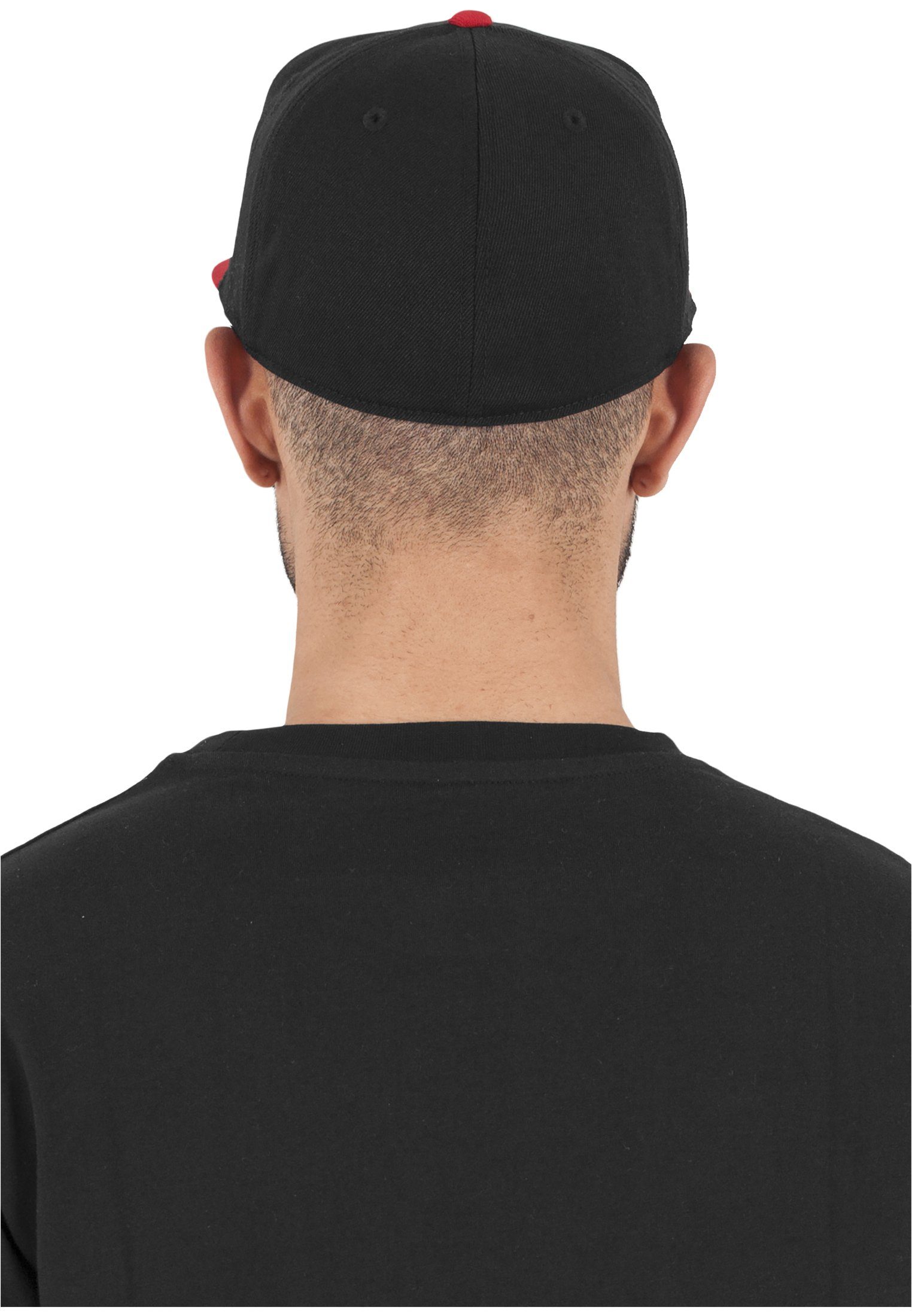 Flexfit Flex Cap Fitted Accessoires 210 balck/red Premium 2-Tone