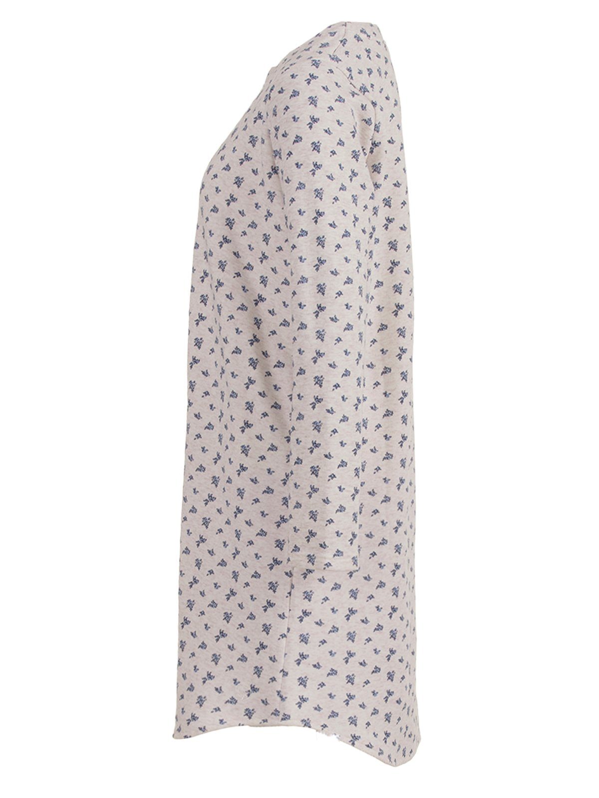 zeitlos Nachthemd Thermo Nachthemd - Fleur bleau günstig online kaufen