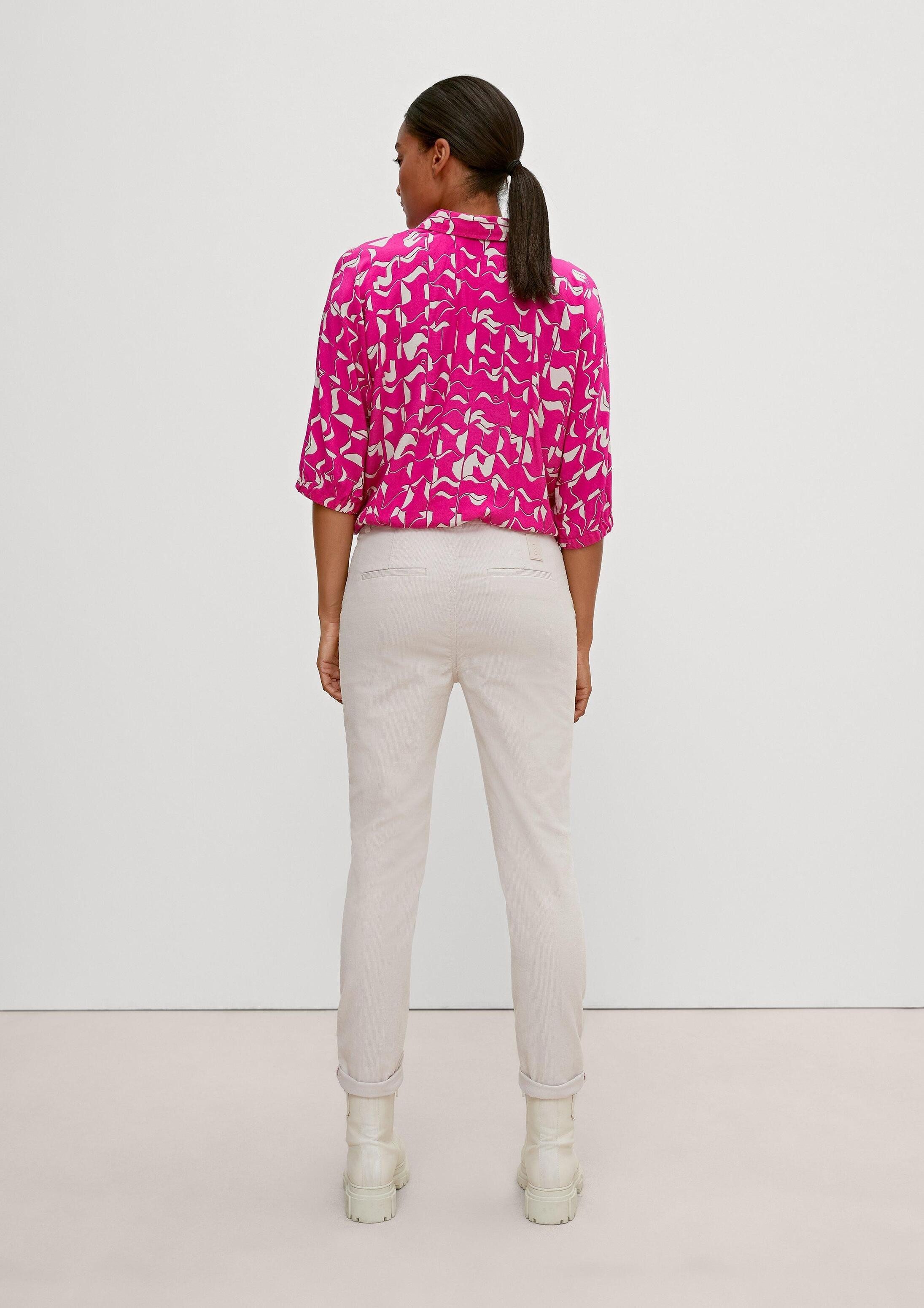 comma Chinos Hose Skinny: Hose aus Feincord