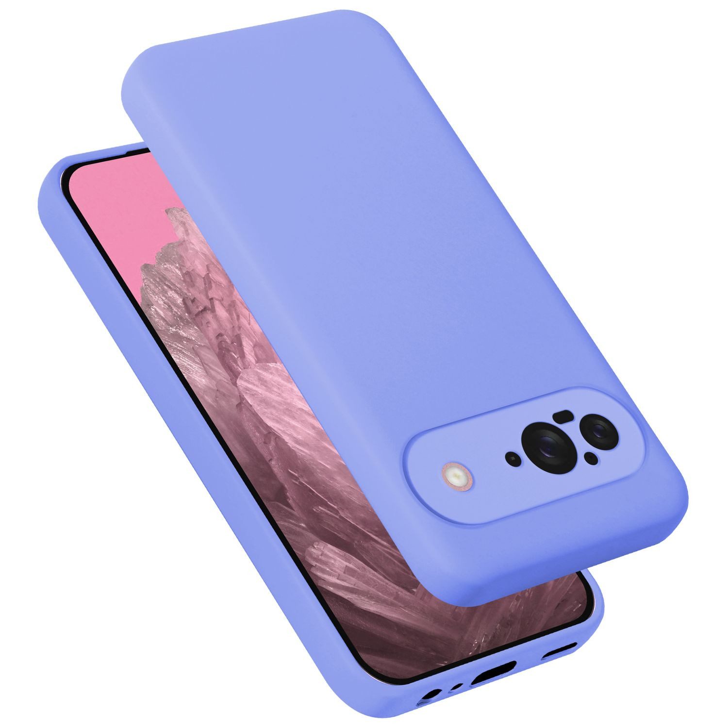 Cadorabo Handyhülle für Google Pixel 9 Hülle Google Pixel 9, Flexible Hülle TPU Silikon Schutzhülle Back Cover Case