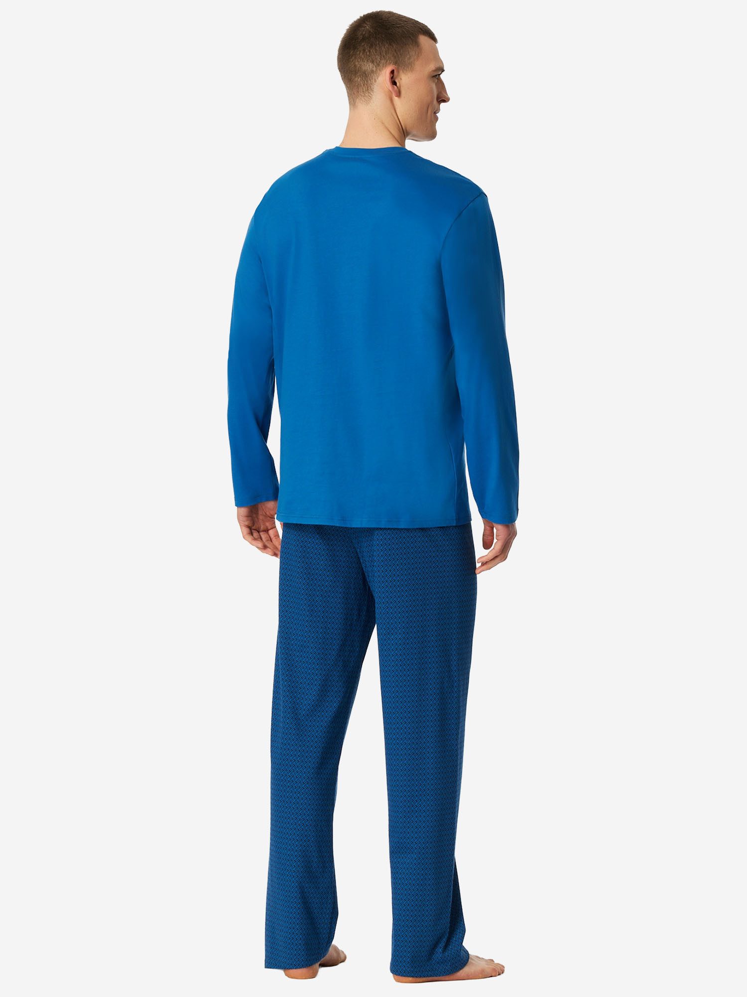 Schiesser Pyjama Comfort Essentials (2 tlg) Schlafanzug, Pyjama Set, Nachtwäsche