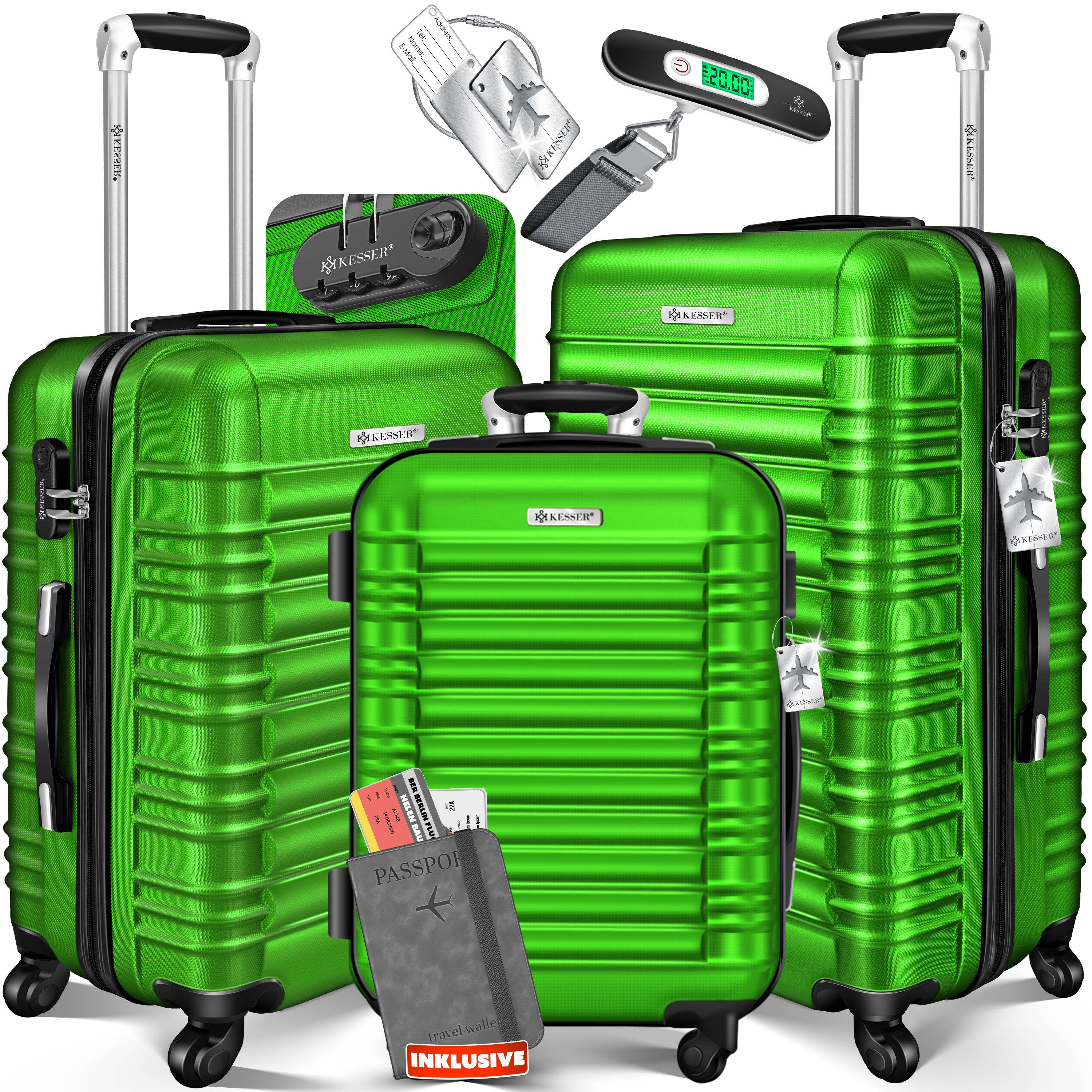 KESSER Kofferset, 4 Rollen, (3 tlg), günstig online kaufen