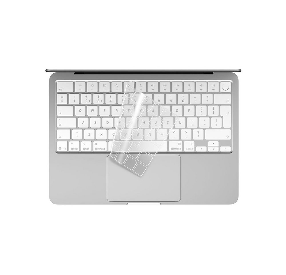 AmazingThing Schutzfolie Tastaturschutzfolie Silikonabdeckung, (Spar-Set, 1-St., 33 x 14 cm waschbar), transparent, TPU, waschbar, für MacBook Neo