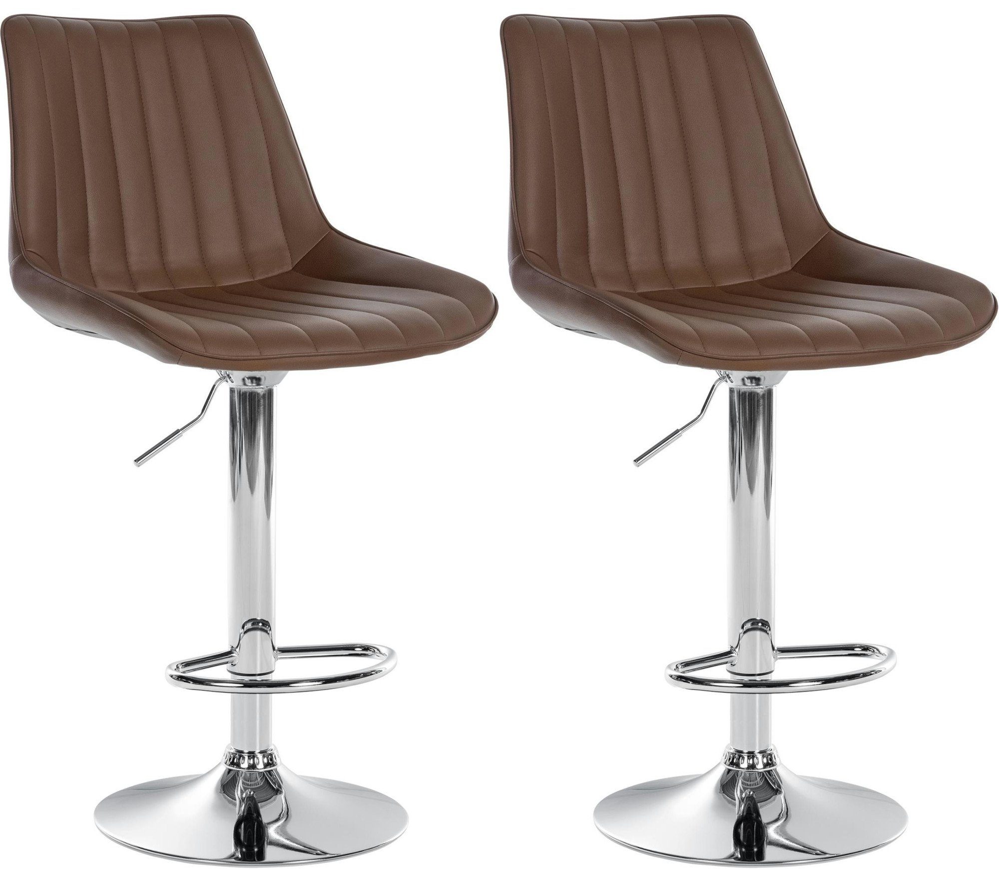 CLP Barhocker Toni Kunstleder (2er Set, günstig online kaufen
