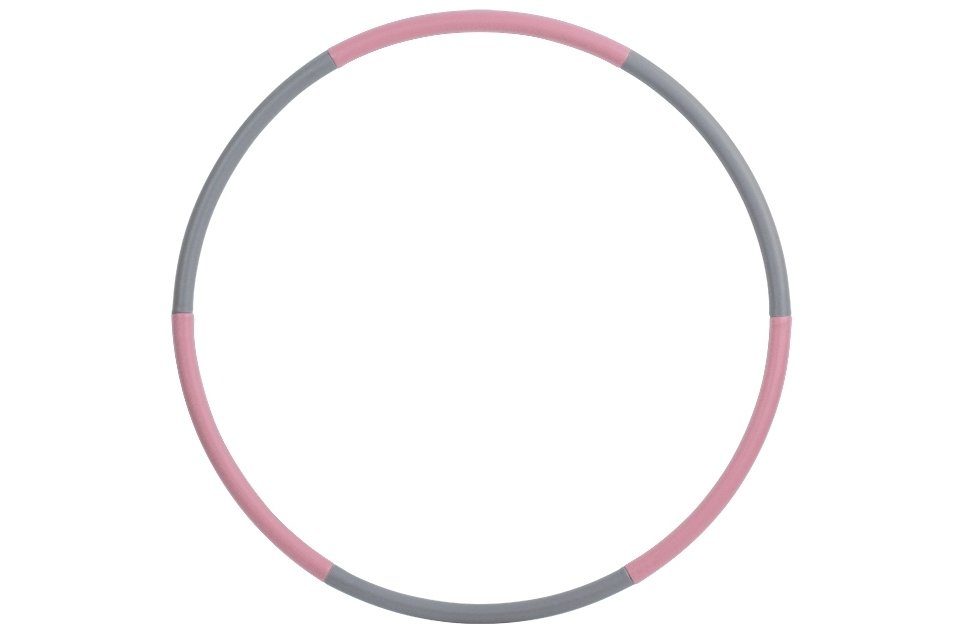 Schildkröt-Fitness Hula-Hoop-Reifen FITNESS-HOOP, grey-rose, Ø 90cm