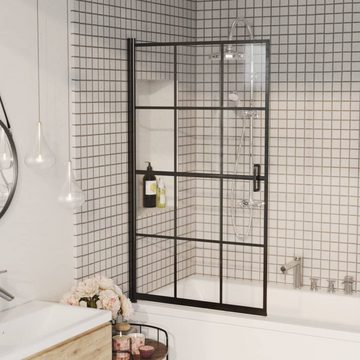 DOTMALL Badewannenaufsatz Glaswand Duschwand auf Badewanne Mit einem ABS-Griff, (Set), ESG