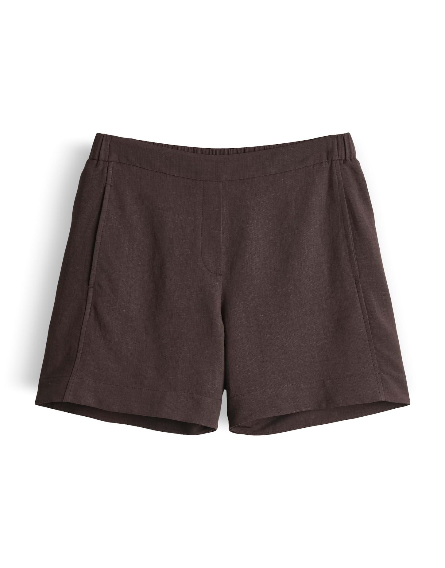 OPUS Shorts Melane oasis aus Webware mit Leinenstruktur Mit Eingrifftaschen für praktische Alltagslooks