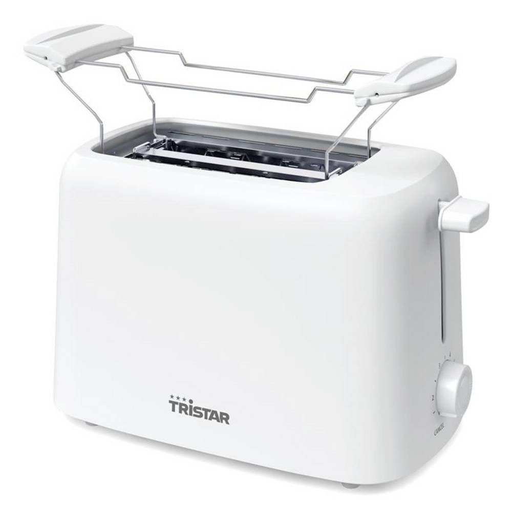 Tristar Toaster Toaster mit Brötchenaufsatz, Toastfunktion, Überhitzungsschutz Weiß, mit Brötchenaufsatz, Toastfunktion, Überhitzungsschutz