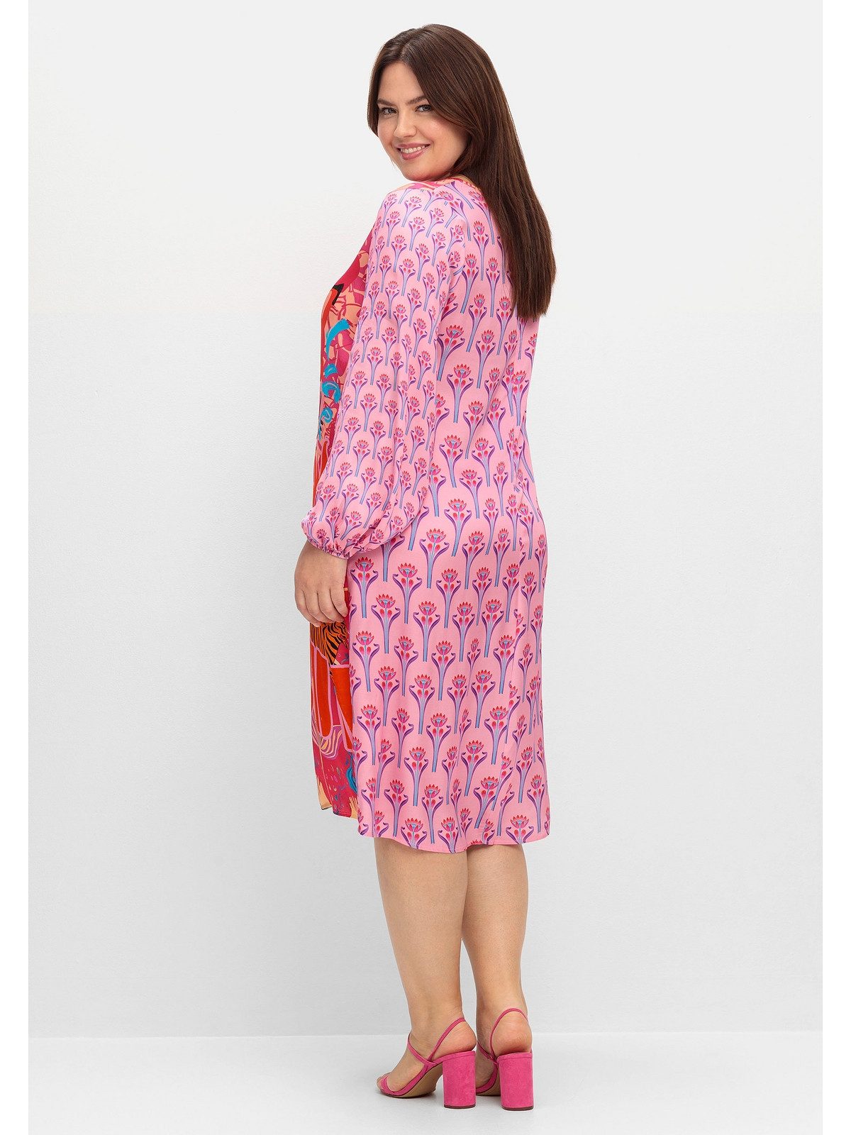 Sheego Sommerkleid Große Größen mit tollem Mustermix