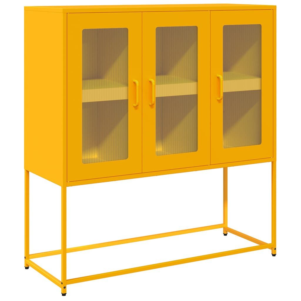 vidaXL Sideboard Sideboard Senfgelb 100,5x39x107 cm günstig online kaufen