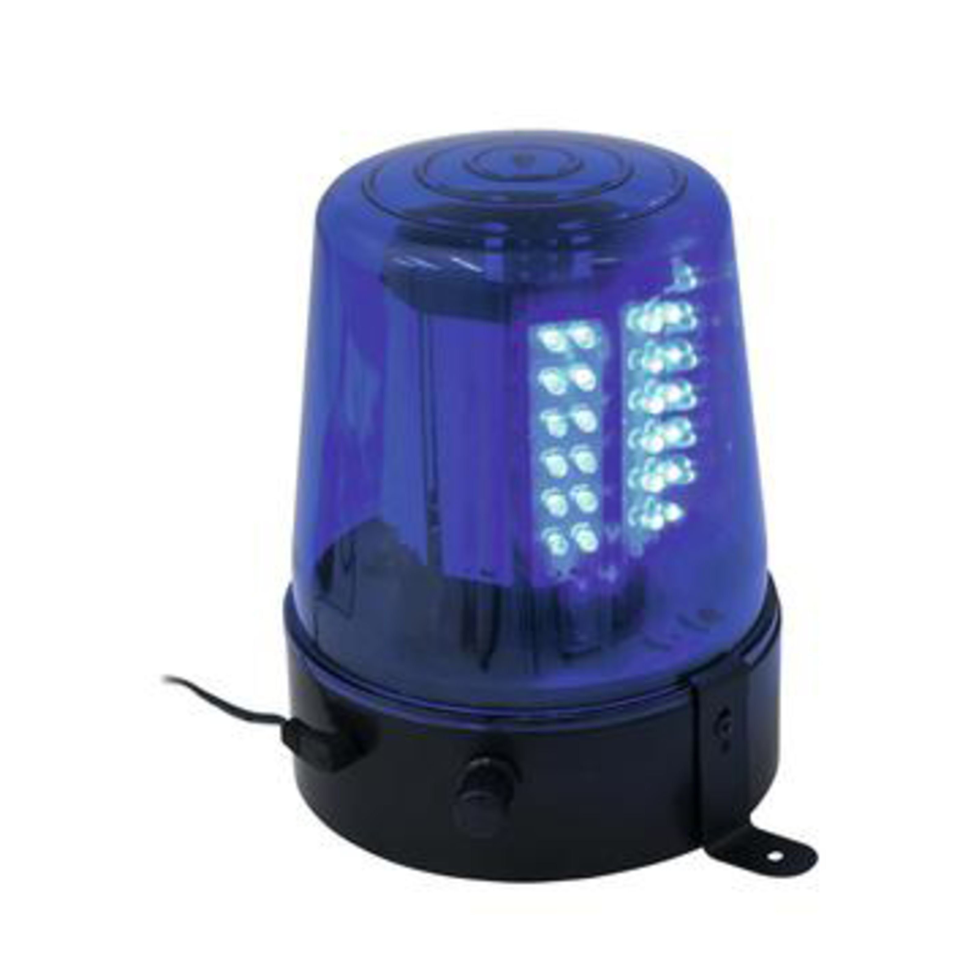 EUROLITE LED Scheinwerfer, LED Polizeilicht 108 LEDs blau classic - Showeffekt