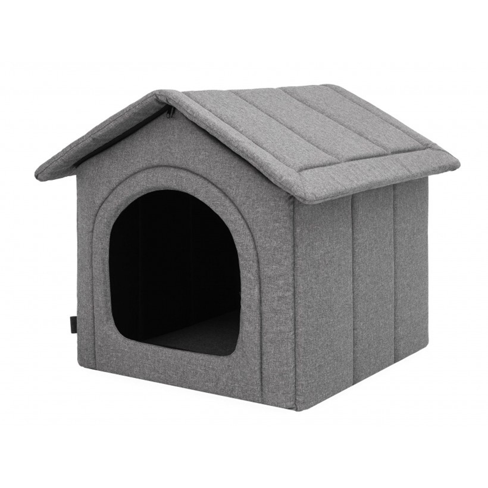 Hobbydog Hundehütte Kuschelhöhle waschbar, formstabil und pflegeleicht, Ökoleinen/Oxford, waschbar bei 30°C, formstabile Füllung, kratzfest