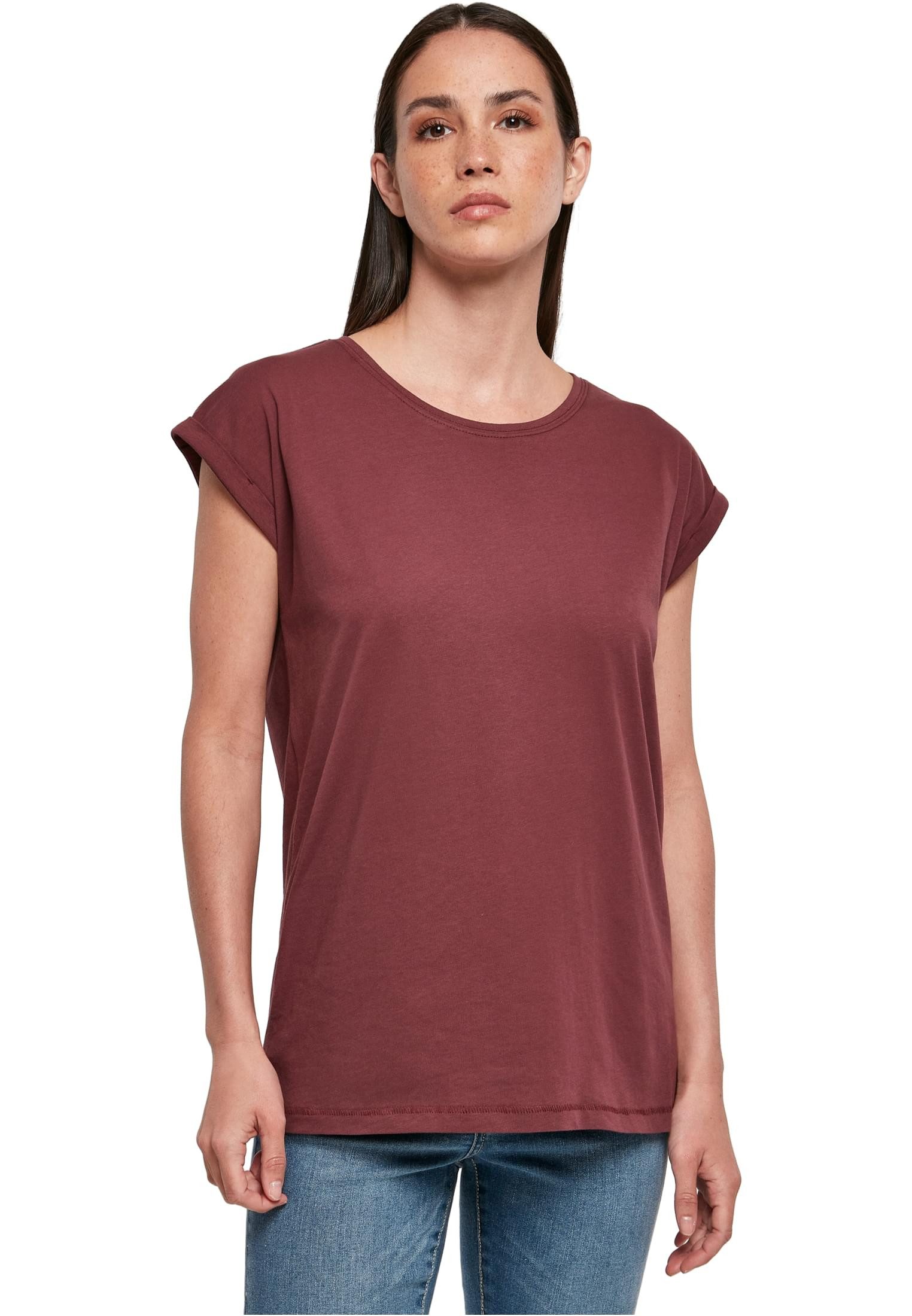 urbandreamz T-Shirt Damen Kurzarm T-Shirt Rundhals verlängerte Schulter Bio günstig online kaufen