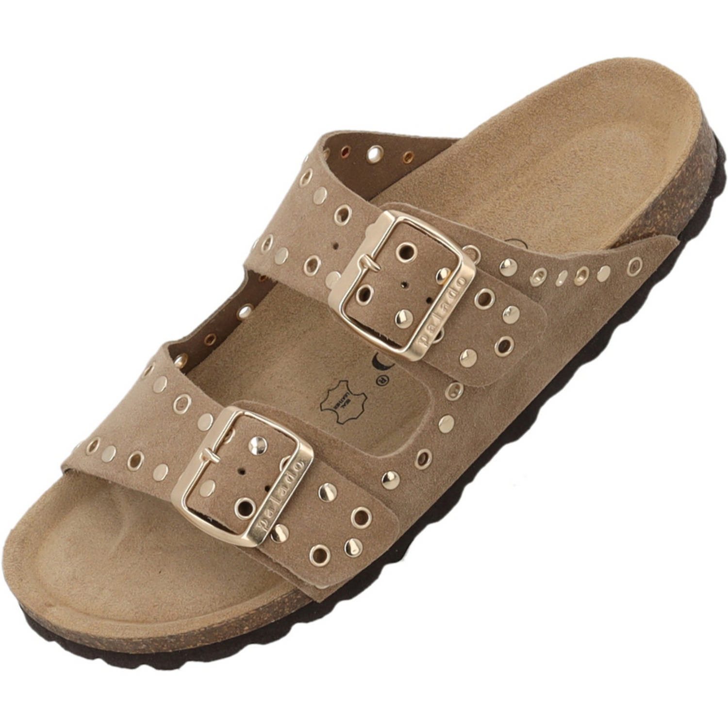 Palado Korfu Bistud Suede Premium Leather Pantolette