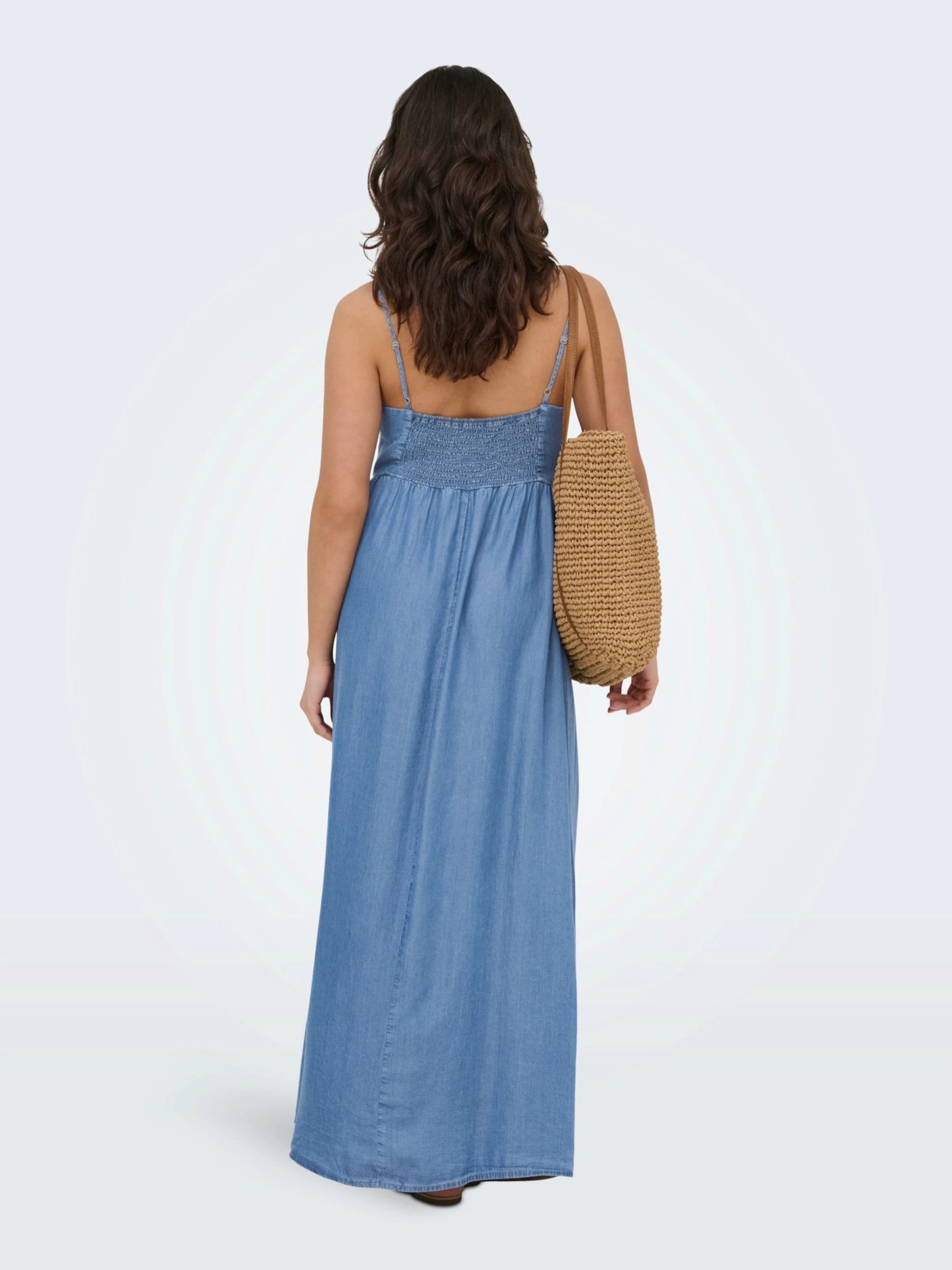 ONLY Maxikleid ONLPEMA (1-tlg) Drapiert/gerafft