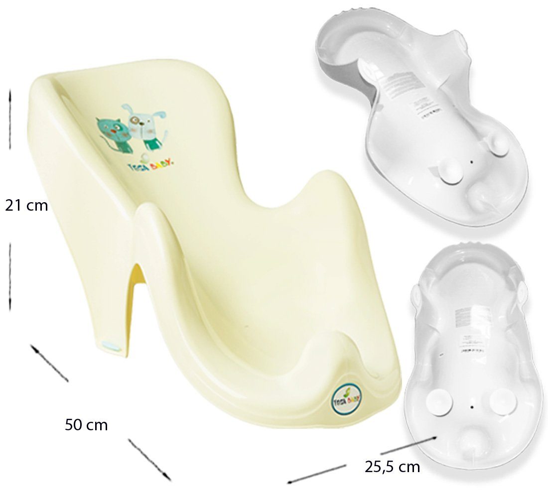 Aufsatz DOG Tega-Baby Ständer + Europe Gelb Babybadeset & Babybadewanne + + 4 TEILE Grau Badesitz CAT Set ** + Premium.set), ** +Topf (Made cm, Wanne Ständer Wanne 84 in Wc -