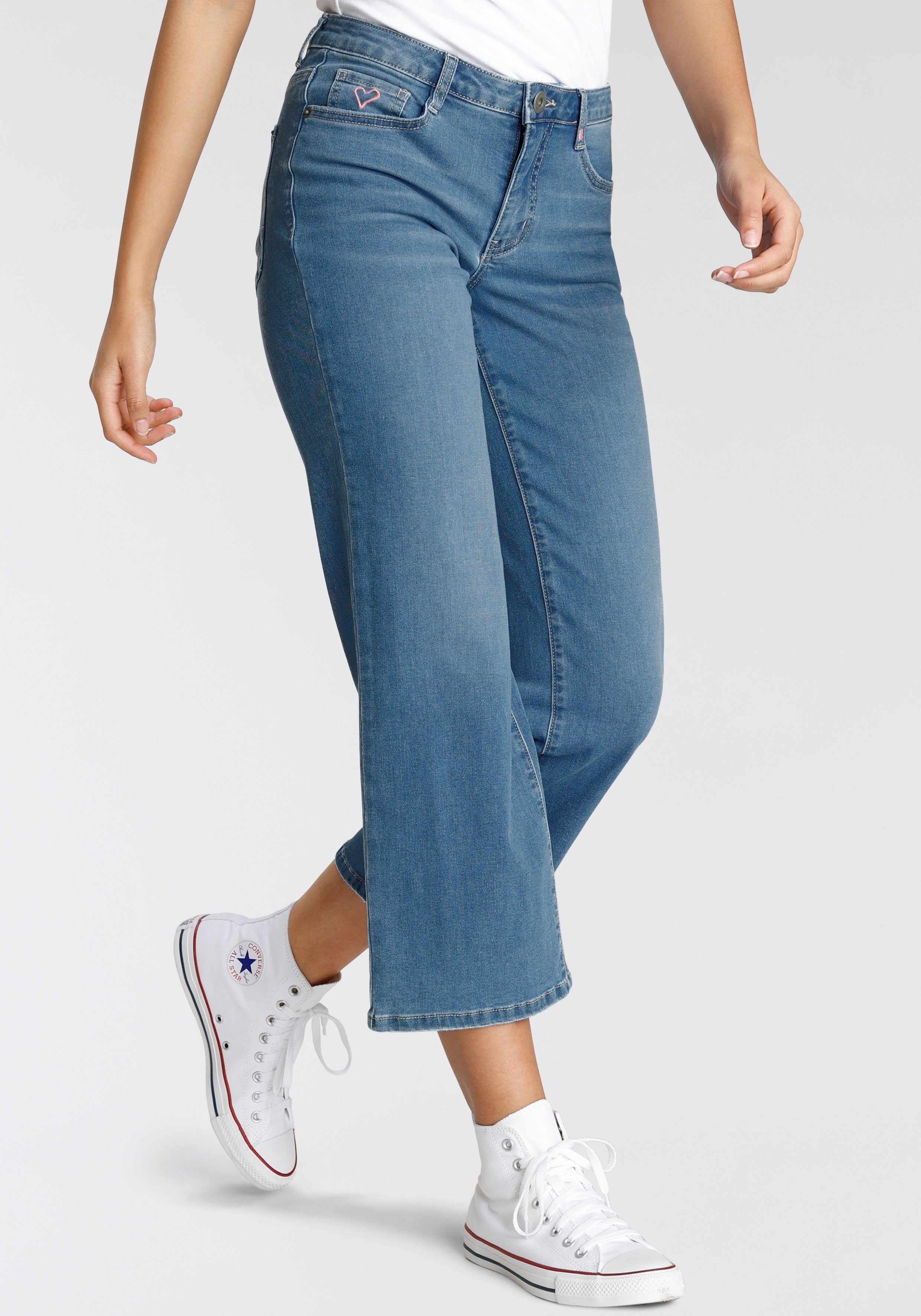 Alife & Kickin 5-Pocket-Jeans CaitlinAK CULOTTE NEUE KOLLEKTION