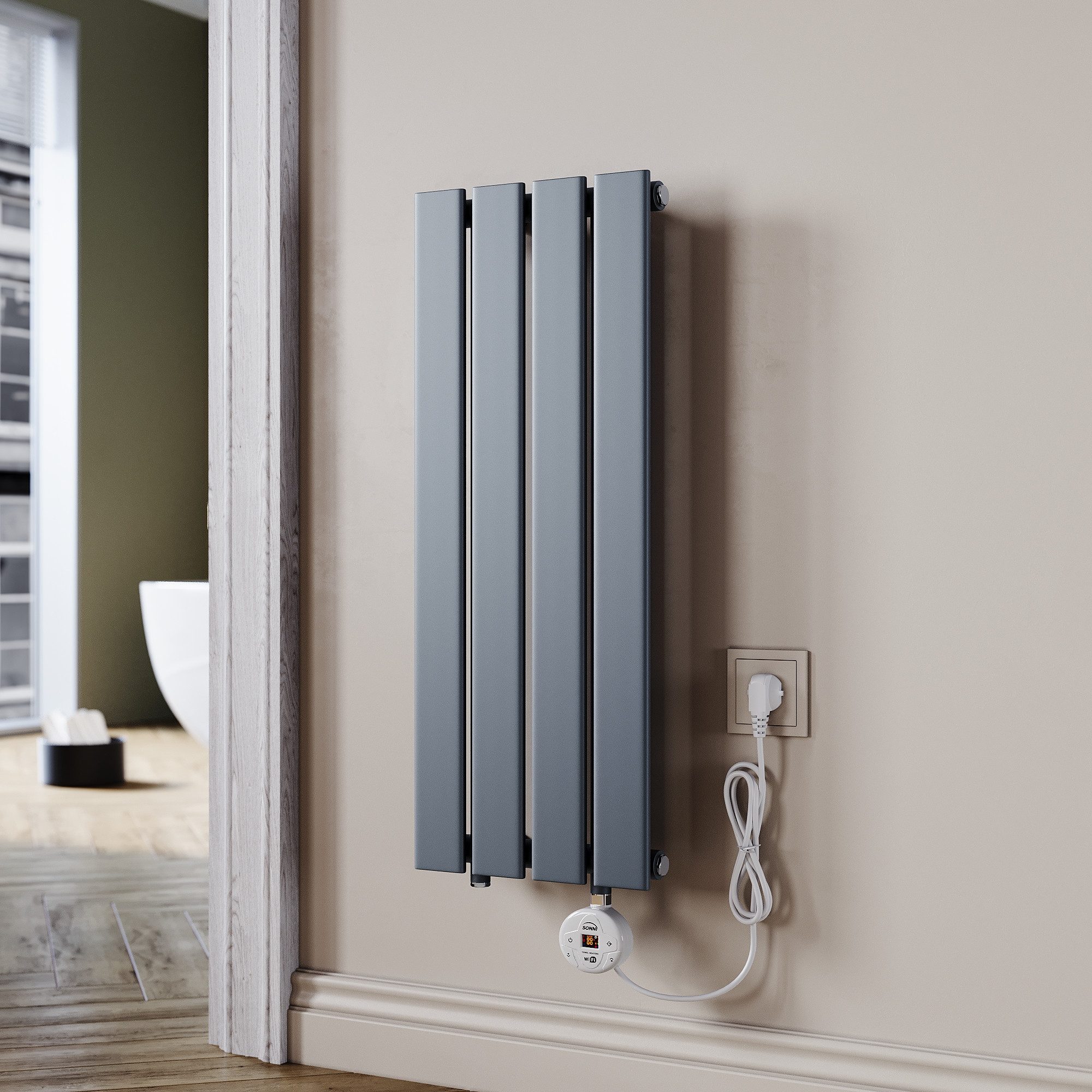 SONNI Elektro-Heizkörper Elektro-Heizkörper mit WiFi-Fernbedienung,Temperat günstig online kaufen
