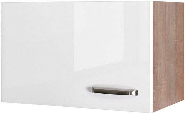 Flex-Well Exclusiv Kurz-Hängeschrank Valero 60 cm x 32 cm Hochglanz Weiß