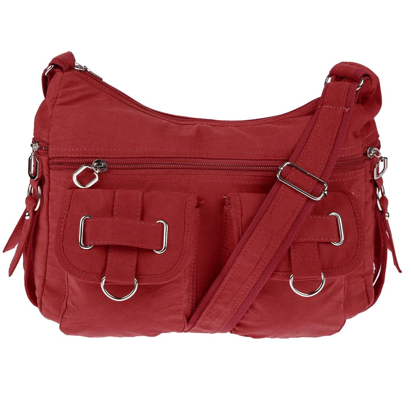 Christian Wippermann Umhängetasche Damenhandtasche Schultertasche Umhängetasche Crossover (einzeln)