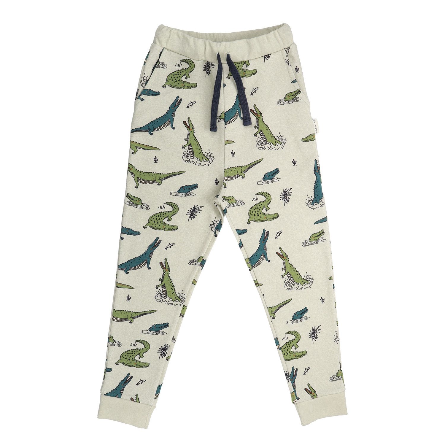Jogger Pants Jogginghose mit Krokodildruck aus Bio-Baumwolle