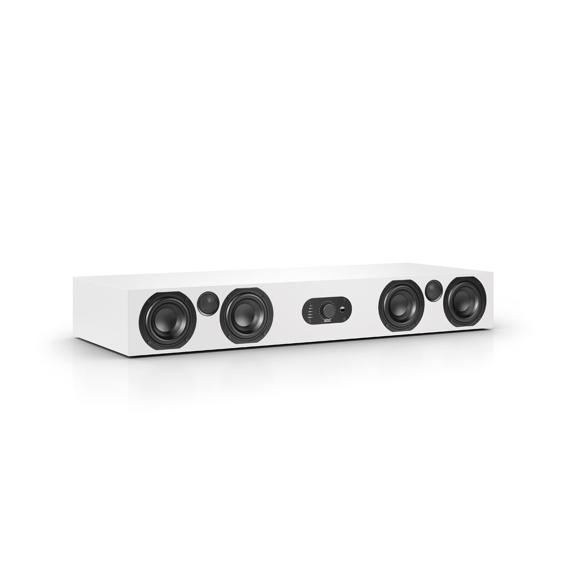 Nubert nuBoxx AS-425 max Soundbar 2.0 (Bluetooth, 160 W, Aktive Soundbar, 2x2-Wege, 160 W Dauerleistung, Voice)