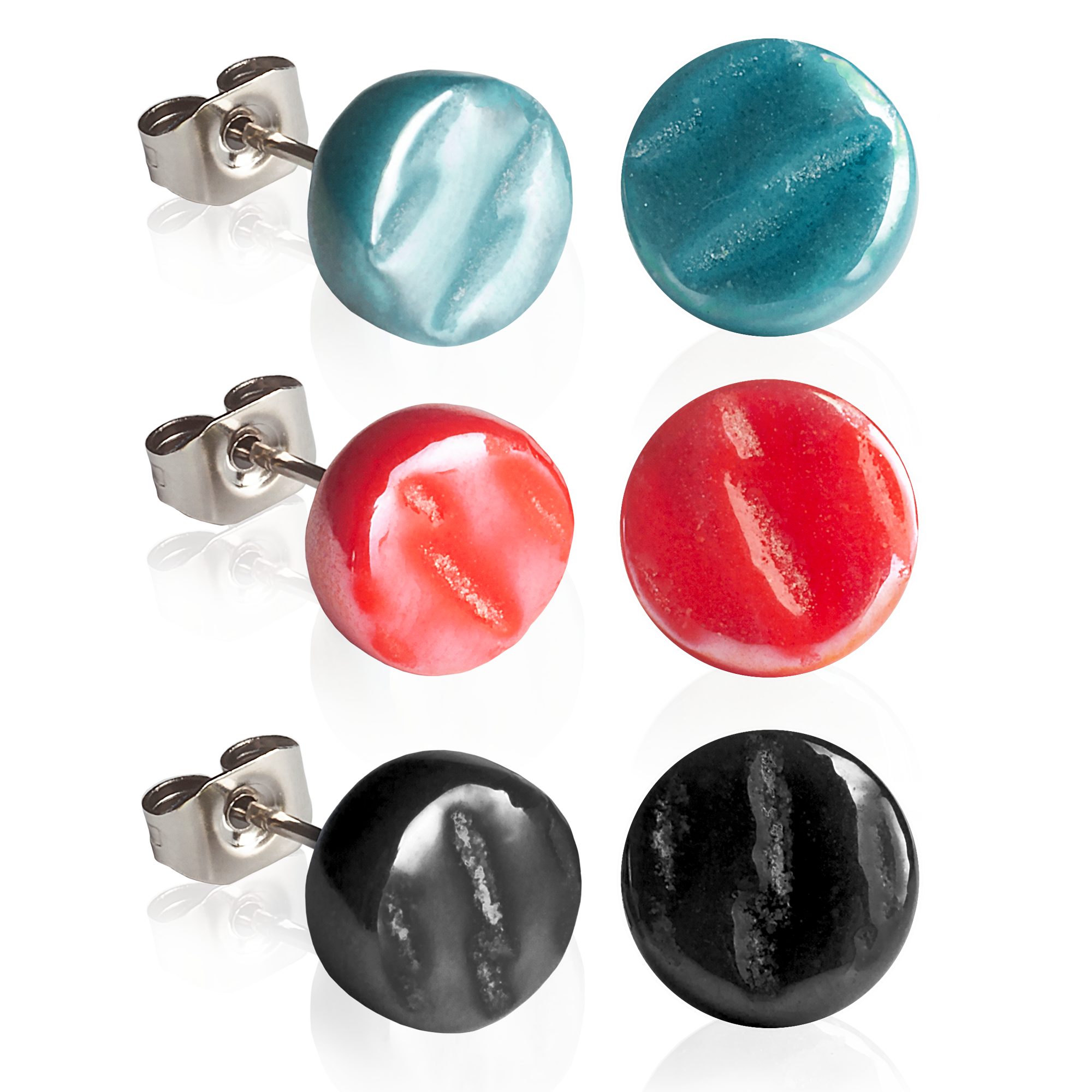 ALEXASCHA Ohrstecker-Set Runde Ohrstecker 3er Set günstig online kaufen