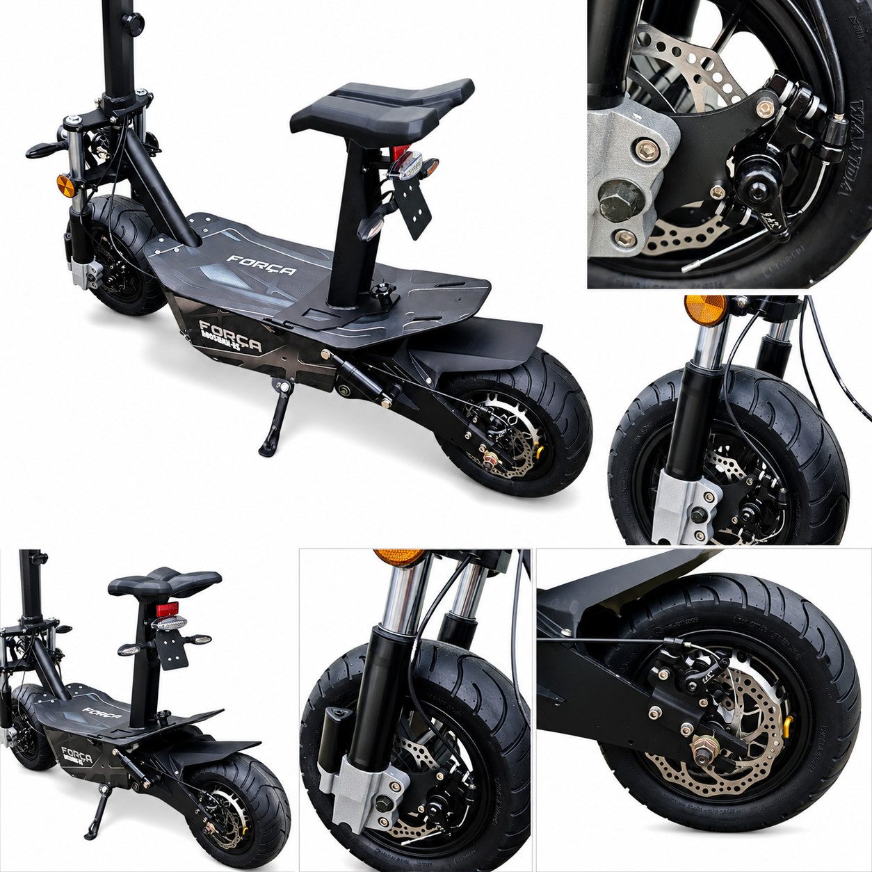 Forca E-Scooter Forca Bossman-XS 2.0 E-Scooter (45 km/h) – Straßenzugelassen, 45 km/h, mit Straßenzulassung – Bild 4 von 5