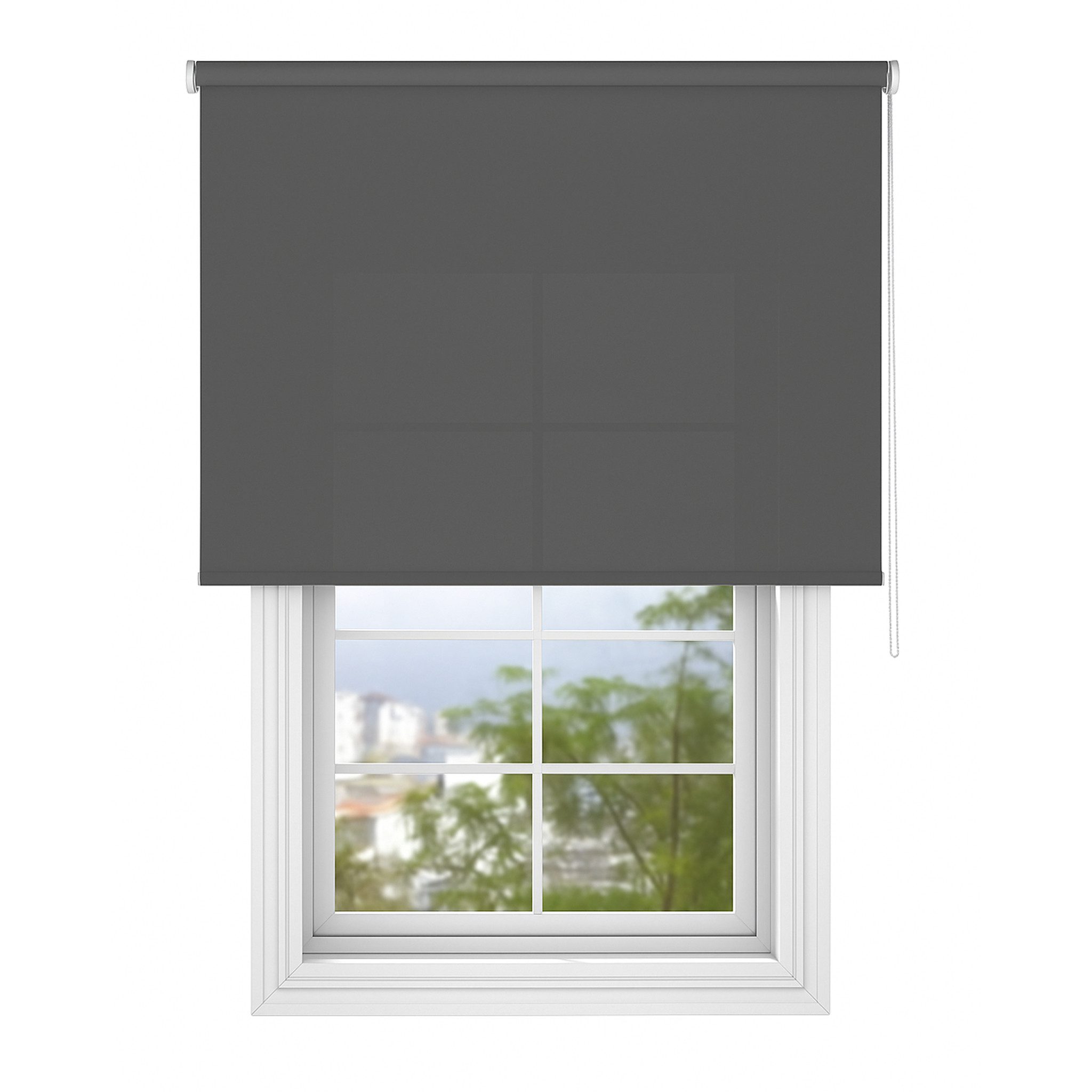 Seitenzugrollo Tageslicht-Rollo Basic GL, Deco-Raum, blickdicht, Wand- und Deckenmontage, einfache Selbstmontage, zum Schrauben, lichtdurchlässig & blickdicht, stufenlos, einfache Montage