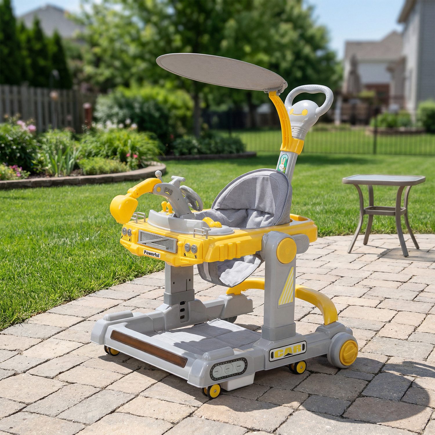 oyajia Lauflernhilfe 4in1 Lauflernhilfe Babywalker Spiel, mit Musik, Licht, ab 6 Monaten