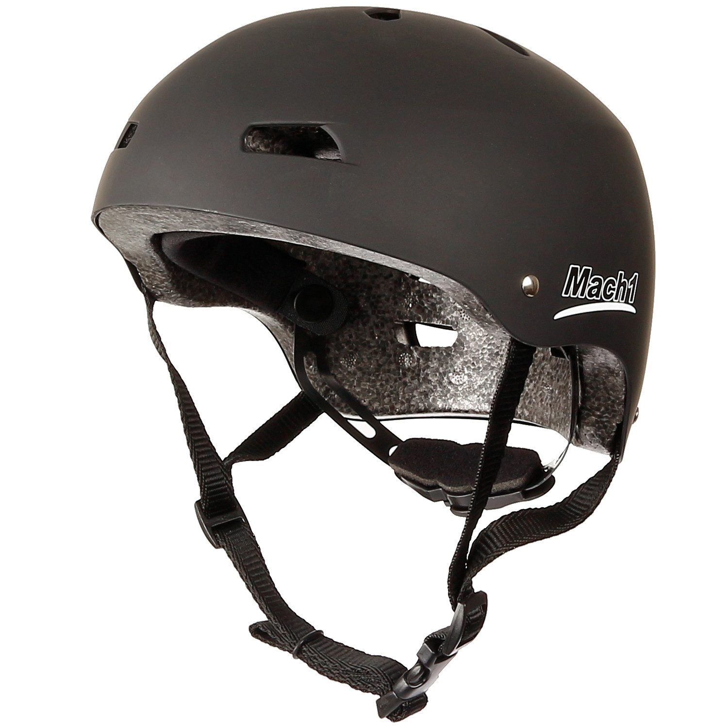 BMX-Helm Mach1 Skaterhelm schwarz-matt, Kinder Helm