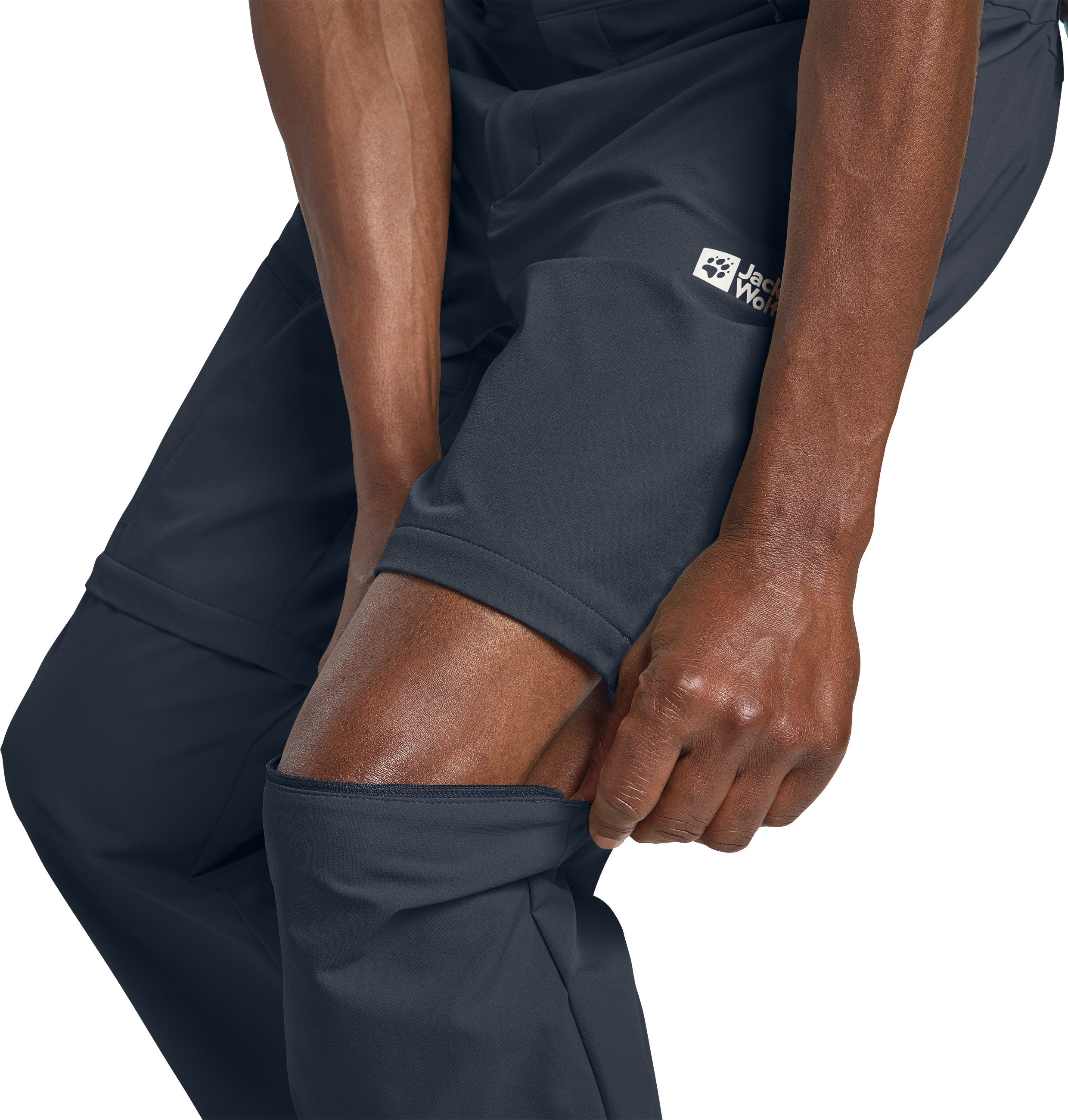Jack Wolfskin Zip-off-Hose PICO TRAIL ZIP OFF PANTS M atmungsaktives Material, schnell trocknend, wasserabweisend