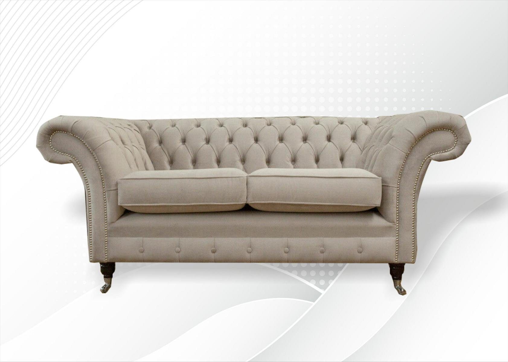 Couch cm Sofa Sitzer Chesterfield 2 JVmoebel 185 Chesterfield-Sofa, Design