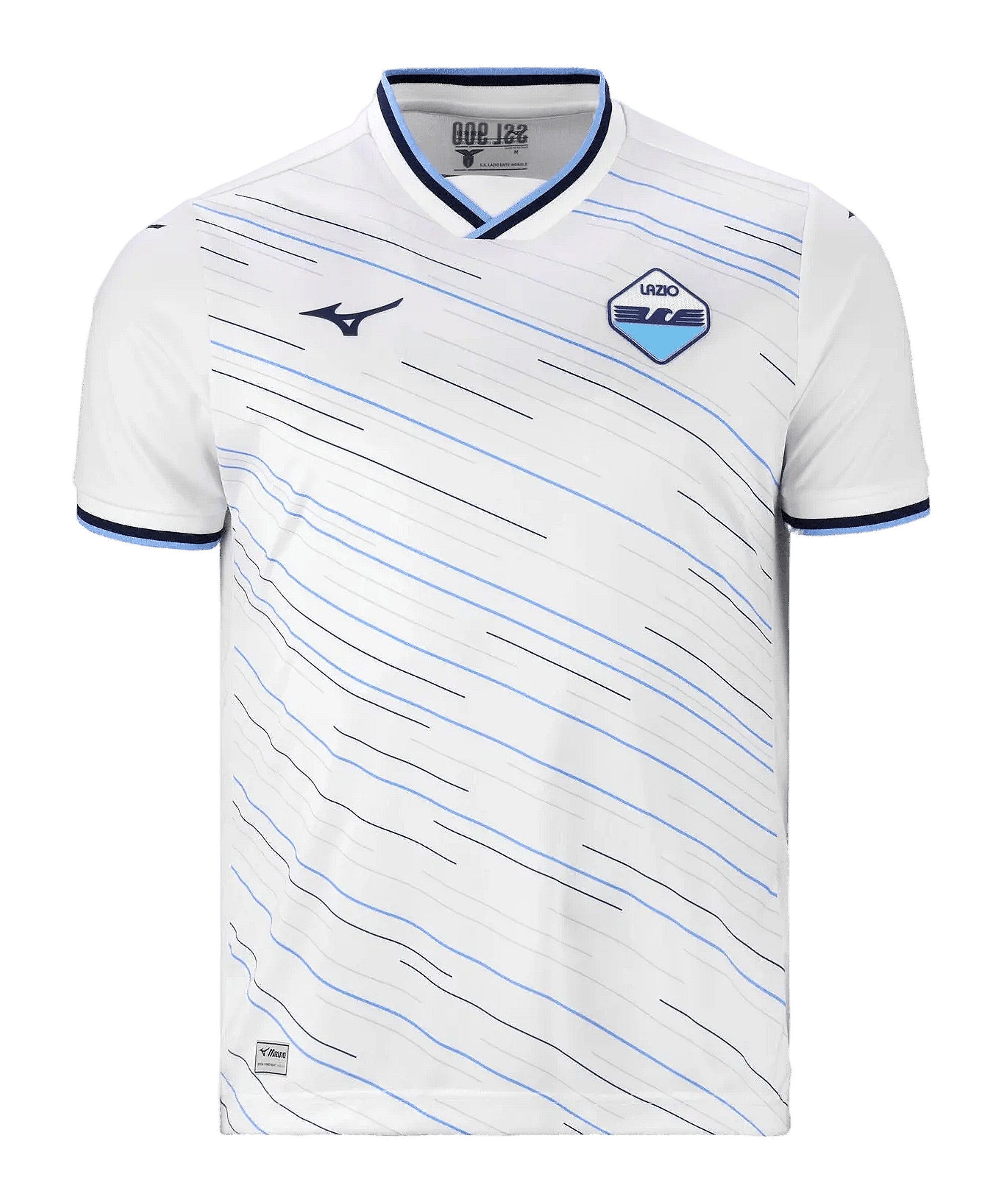 Mizuno Fußballtrikot Mizuno Lazio Rom Trikot Away 2026/2027 Weiß Serie A
