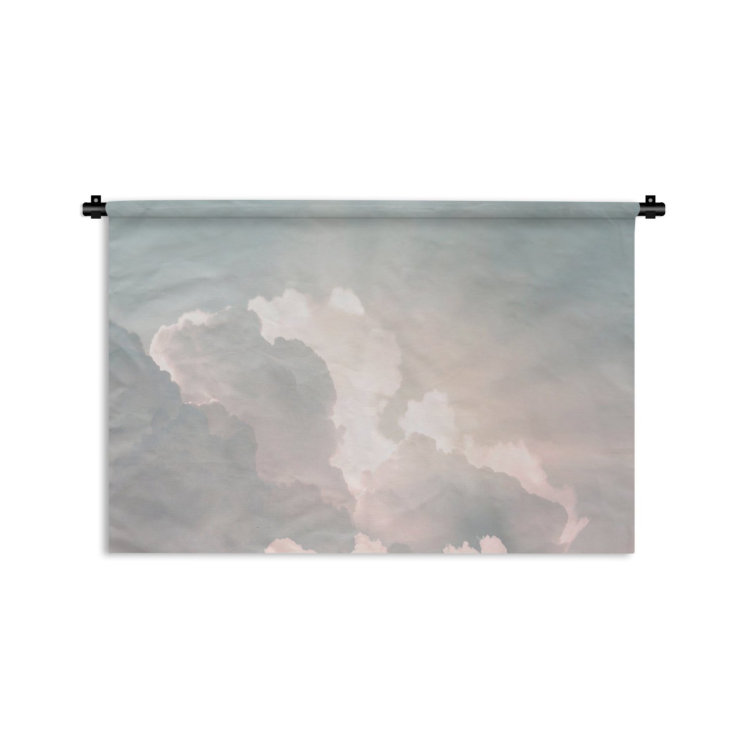 MuchoWow Wanddekoobjekt Himmel - Wolken - Sonne - Natur, Wanddeko für Wohnzimmer, Schlafzimmer, Kleid, Wandbehang, Kinderzimmer
