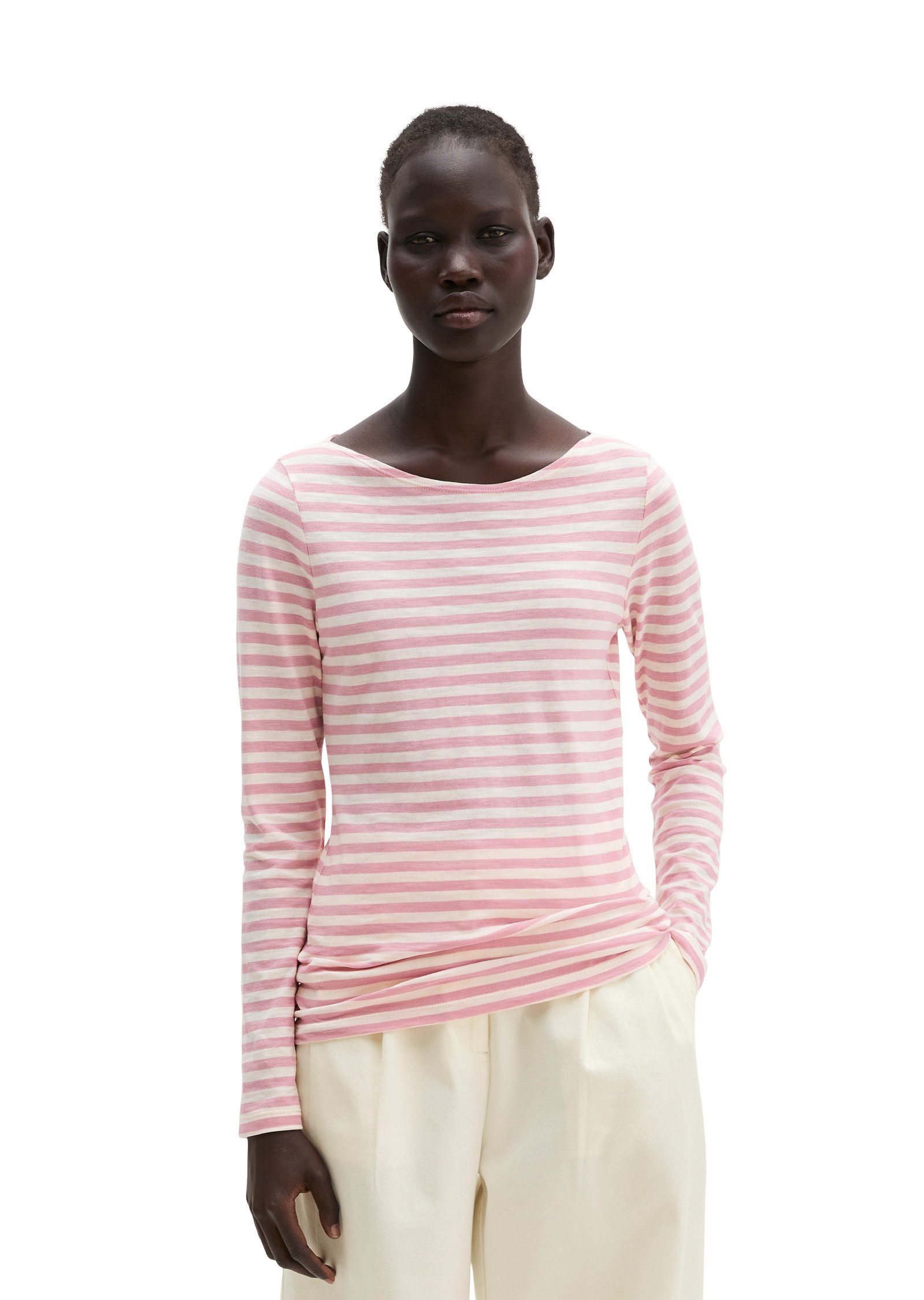 Marc O'Polo Langarmshirt aus Organic-Cotton-Slub-Jersey